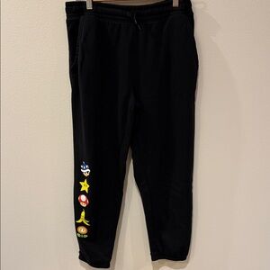 Old Navy Kids Mario Kart Black sweatpants